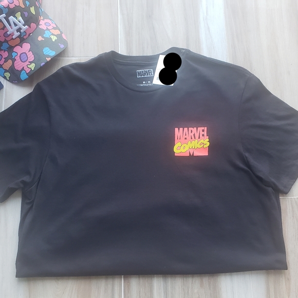 Vintage MARVEL POSTER T-Shirt Short Sleeve - Picture 5 of 7